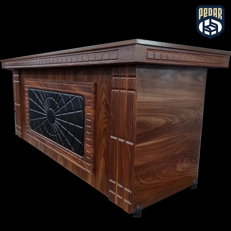 میز مدیریتی نیمه وکیوم خورشیدی ابعاد 160 ( به همراه ال ) — تصویر ۲