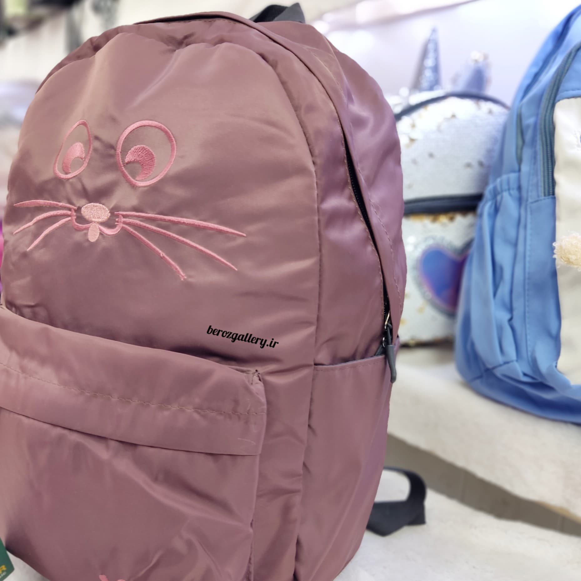 کوله پشتی فانتزی مدرسه طرح گربه ای مدل 210274 — تصویر ۹