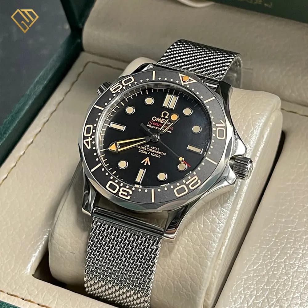 ساعت مچی مردانه امگا Seamaster 007 بند استیل | مستر کوالیتی — تصویر ۷