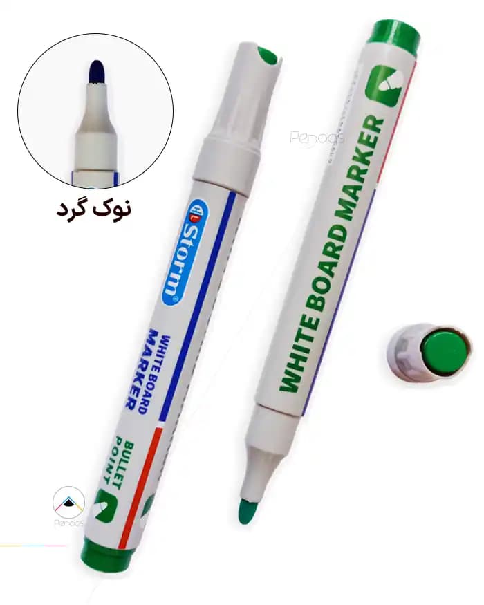 ماژیک وایت‌برد سبز استورم کد:26S-HL774 — تصویر ۲
