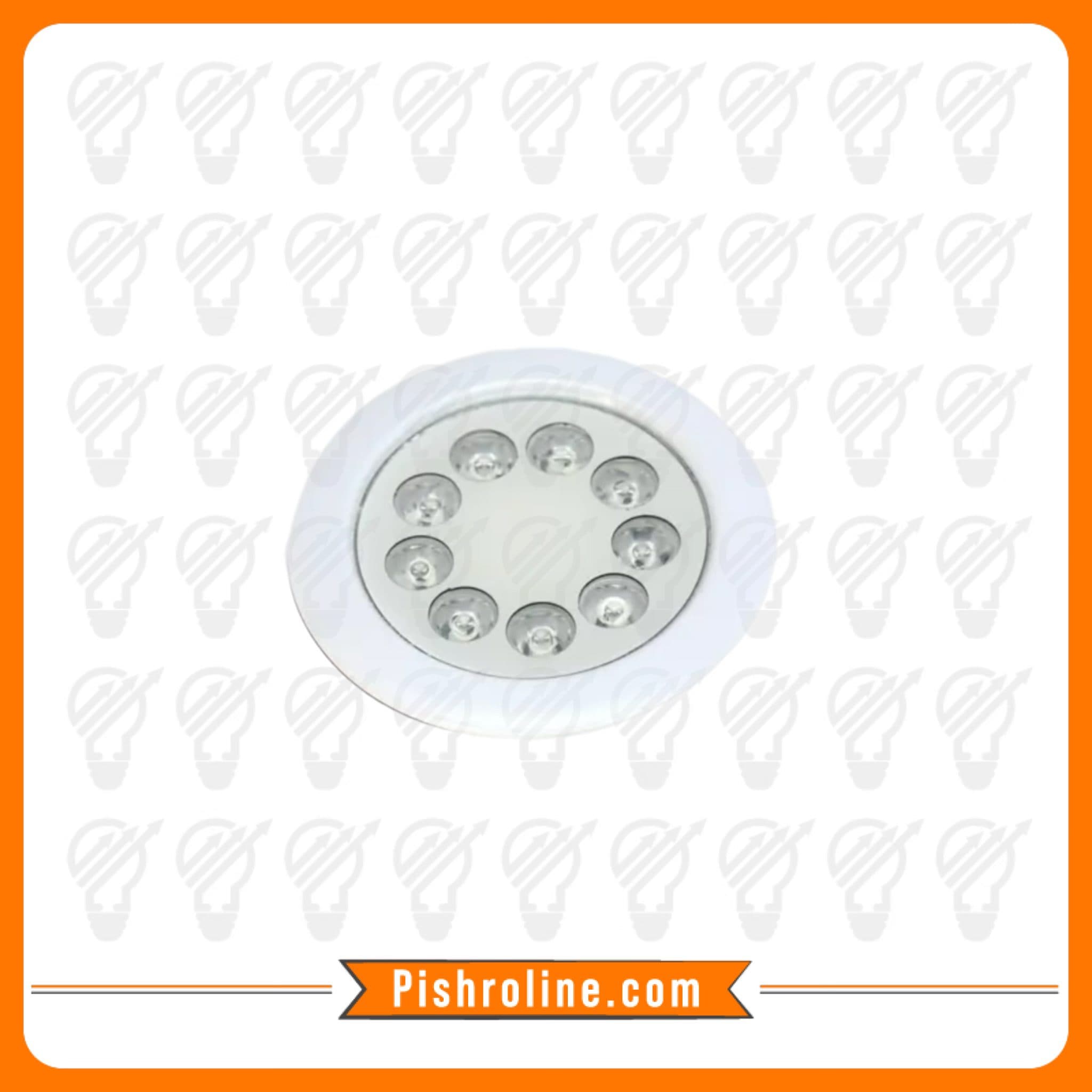 چراغ توکار استخری ۹وات مولتی کالر EMAX — تصویر ۲