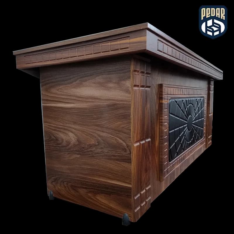 میز مدیریتی نیمه وکیوم خورشیدی ابعاد 160 ( بدون ال ) — تصویر ۴