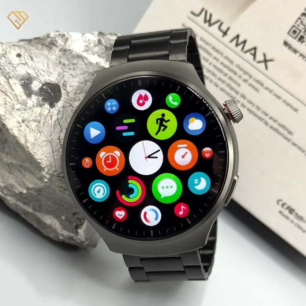 ساعت هوشمند JW4 Max – نمایشگر AMOLED، مکالمه بلوتوثی، ۳ بند، پایش سلامت کامل و کیفیت مستر — تصویر ۱۰