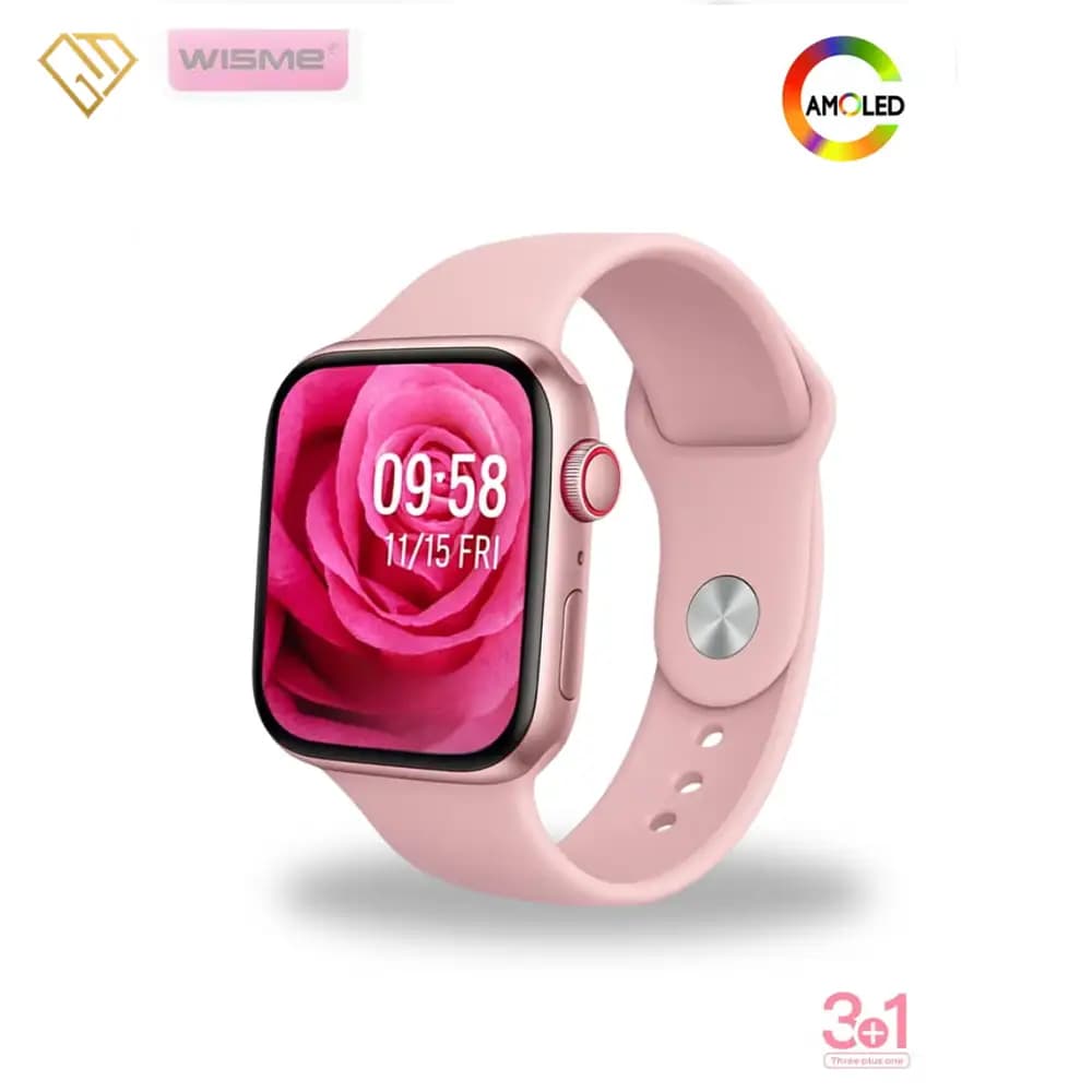 ساعت هوشمند Wisme 10 Mini | رنگ صورتی با صفحه نمایش 41 میلی متری AMOLED — تصویر ۹