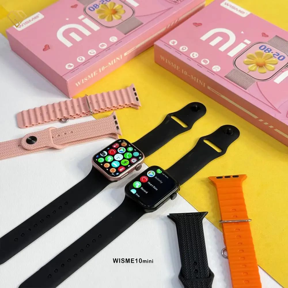 ساعت هوشمند Wisme 10 Mini | رنگ صورتی با صفحه نمایش 41 میلی متری AMOLED — تصویر ۷