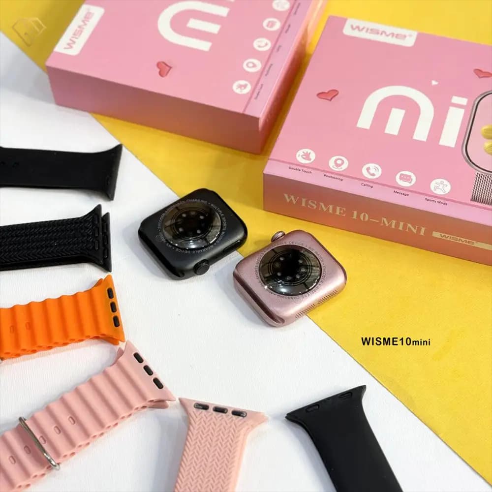 ساعت هوشمند Wisme 10 Mini | رنگ صورتی با صفحه نمایش 41 میلی متری AMOLED — تصویر ۴