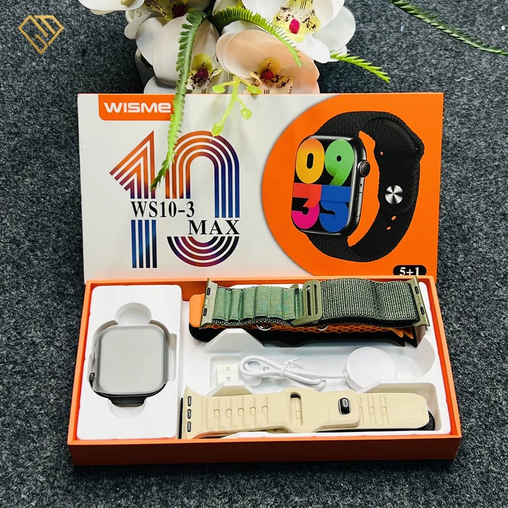 ساعت هوشمند WS10-3 Max با صفحه لمسی HD | سنسورهای سلامت پیشرفته — تصویر ۴