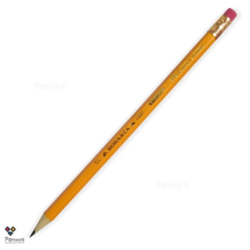 مداد مشکی 6 ضلعی فابرکاستل مدل Bonanza بدنه زرد کد:26S-112000 — تصویر ۳