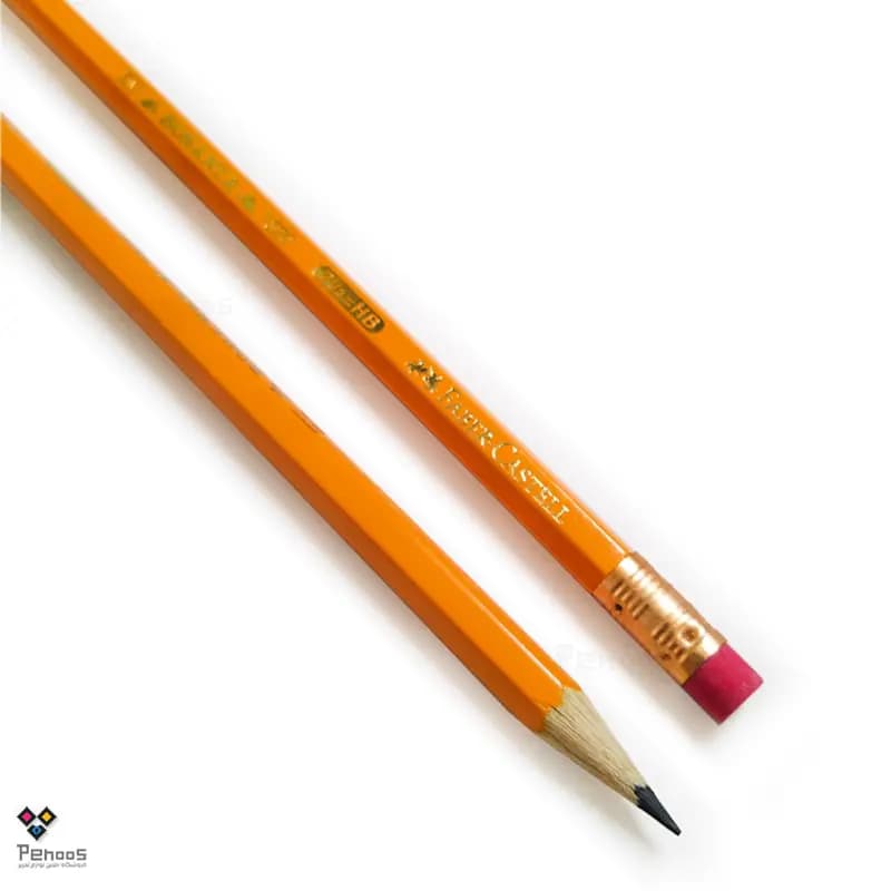 مداد مشکی 6 ضلعی فابرکاستل مدل Bonanza بدنه زرد کد:26S-112000 — تصویر ۲
