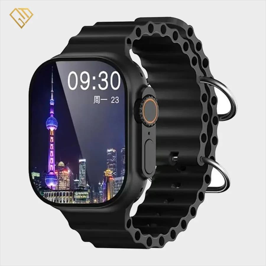 ساعت هوشمند M9 Ultra mini 41MM ضد آب | جنس بدنه تیتانیوم طلایی — تصویر ۸