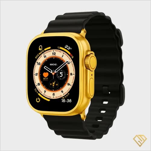 ساعت هوشمند M9 Ultra mini 41MM ضد آب | جنس بدنه تیتانیوم طلایی