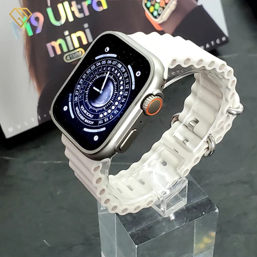 ساعت هوشمند M9 Ultra mini 41MM ضد آب | جنس بدنه تیتانیوم طلایی — تصویر ۲