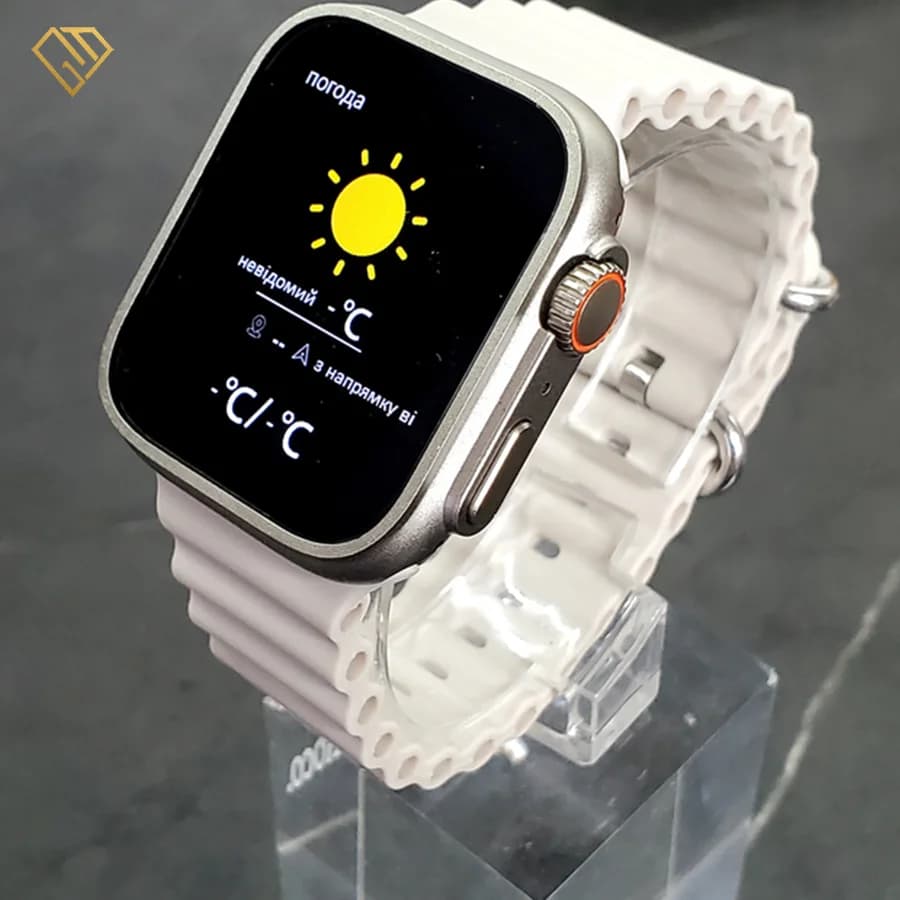 ساعت هوشمند M9 Ultra mini 41MM ضد آب | جنس بدنه تیتانیوم طلایی — تصویر ۷