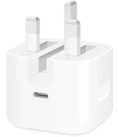 شارژر دیواری اپل توان ۴۰ وات دو پورت USB-C سه‌پین
