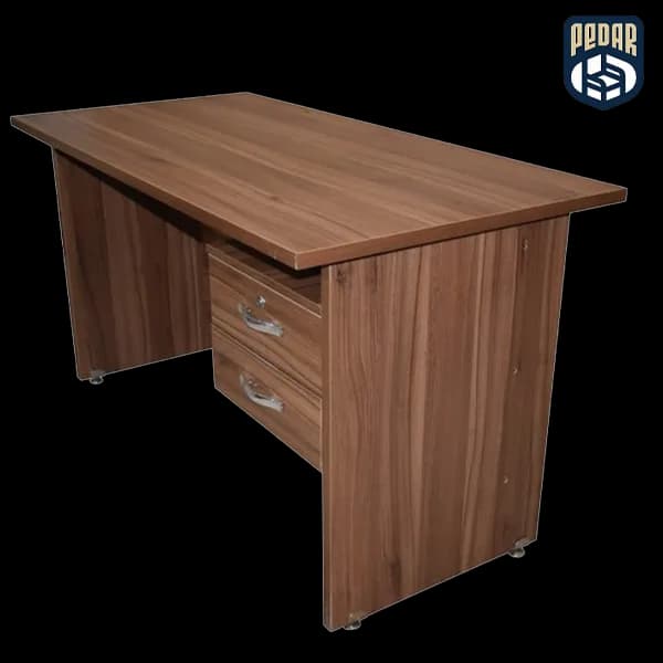 میز کارمندی ملامینه مدل P111 ابعاد 120*60 بهمراه کشو