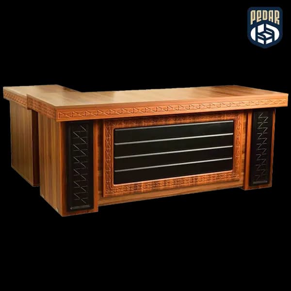 میز مدیریت نیمه وکیوم pm111 ابعاد 160*70 بهمراه ال — تصویر ۴