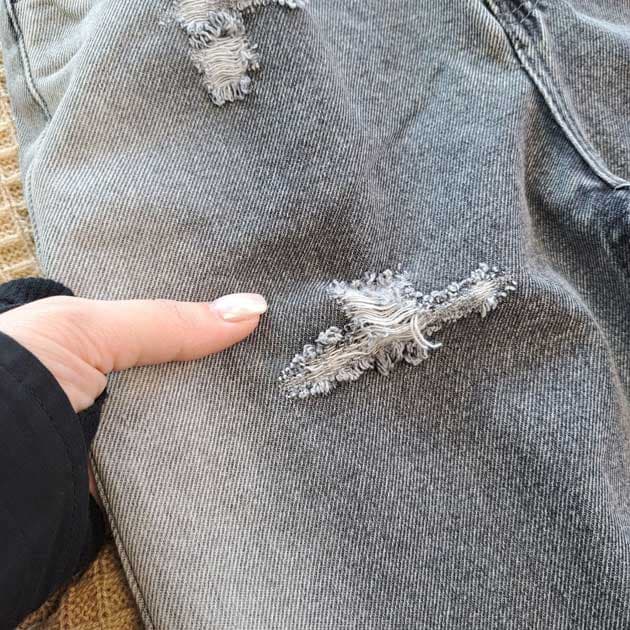 شلوار جین بچه گانه بگ طوسی — تصویر ۶