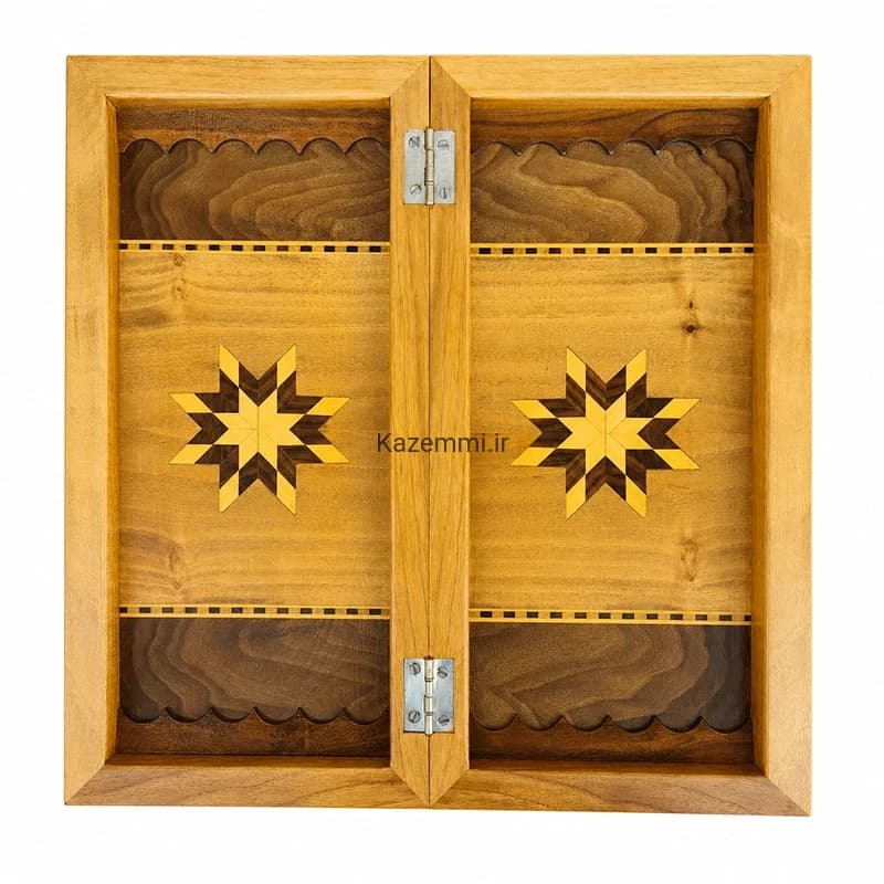تخته نرد و شطرنج چوب گردو ارومیه 40 — تصویر ۵