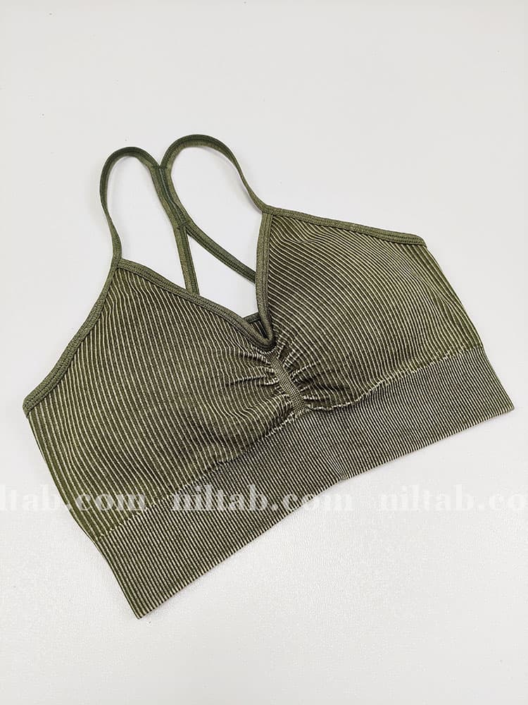 ست ورزشی زنانه نیمتنه سینه چین و لگ پشت چین دار سنگشور — تصویر ۱۱
