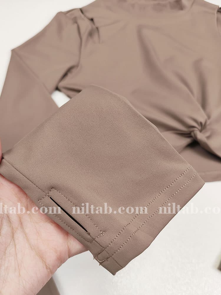 ست زنانه کراپ گره ای و لگ بوت کات فلامنت — تصویر ۴