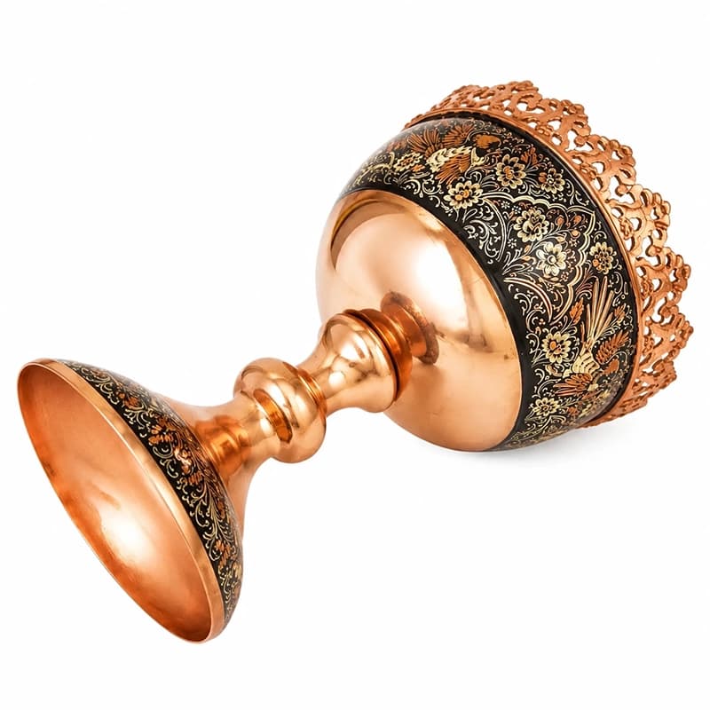 آجیل خوری الماس تراش آبکاری نقره ۳۵ کاظمی — تصویر ۶