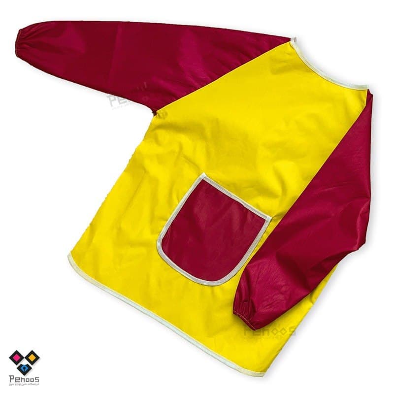 روپوش کار آستین دار مهد کودک-سایز 2-“63×50″سانت-کد:26C-9952
