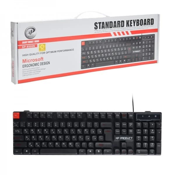 کیبورد باسیم ایکسپی پروداکت مدل XP-8500N سوییچ ممبران