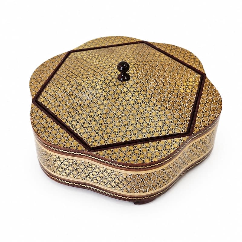 شکلات خوری گلی سیمی بزرگ طرح 2