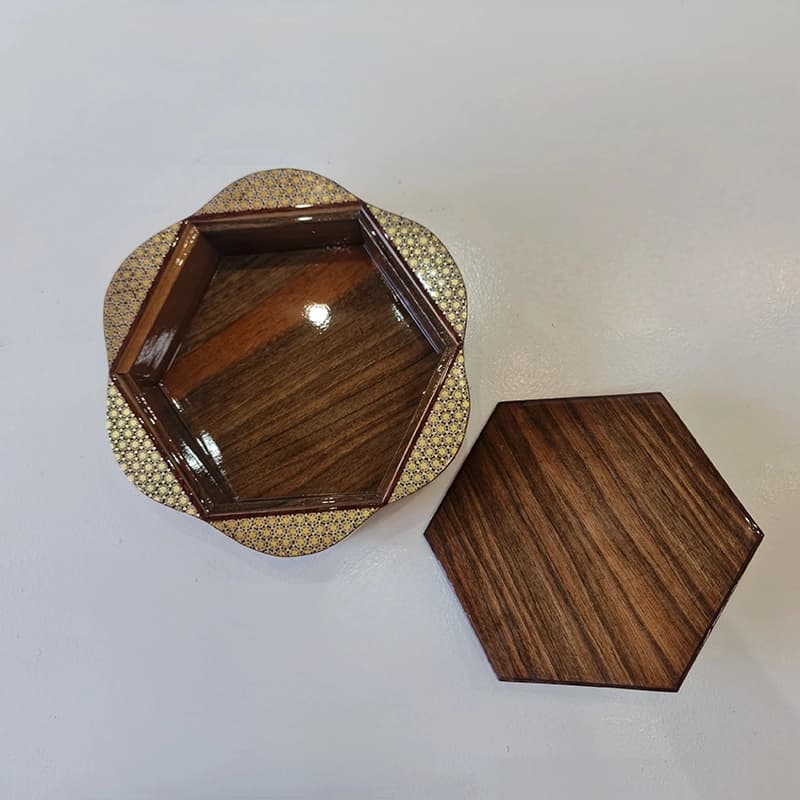 شکلات خوری گلی سیمی بزرگ طرح 2 — تصویر ۶