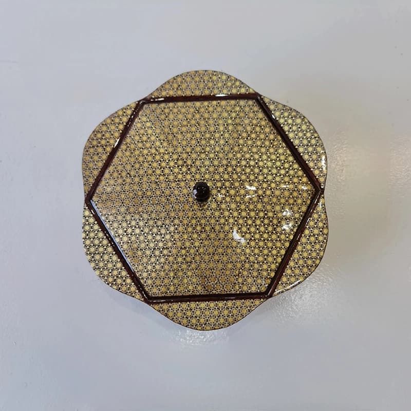 شکلات خوری گلی سیمی بزرگ طرح 2 — تصویر ۴