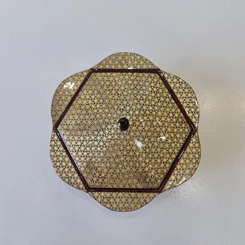 شکلات خوری گلی سیمی متوسط طرح 2 — تصویر ۹