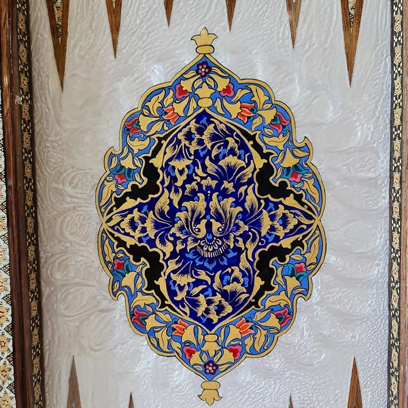 تخته نرد و شطرنج دالبر تذهیب 50 — تصویر ۱۰