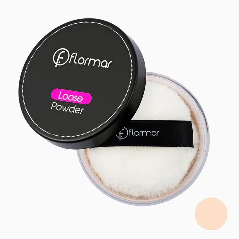 پودر تثبیت کننده آرایش فلورمار مدل Loose Powder — تصویر ۴
