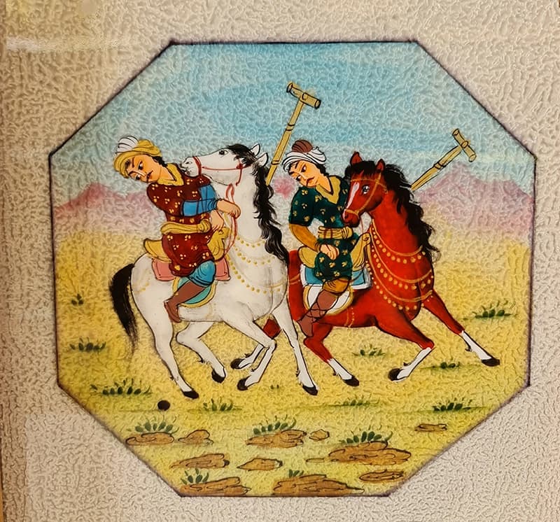 تخته نرد و شطرنج خاتم کاری چوگان 50 کاظمی — تصویر ۶