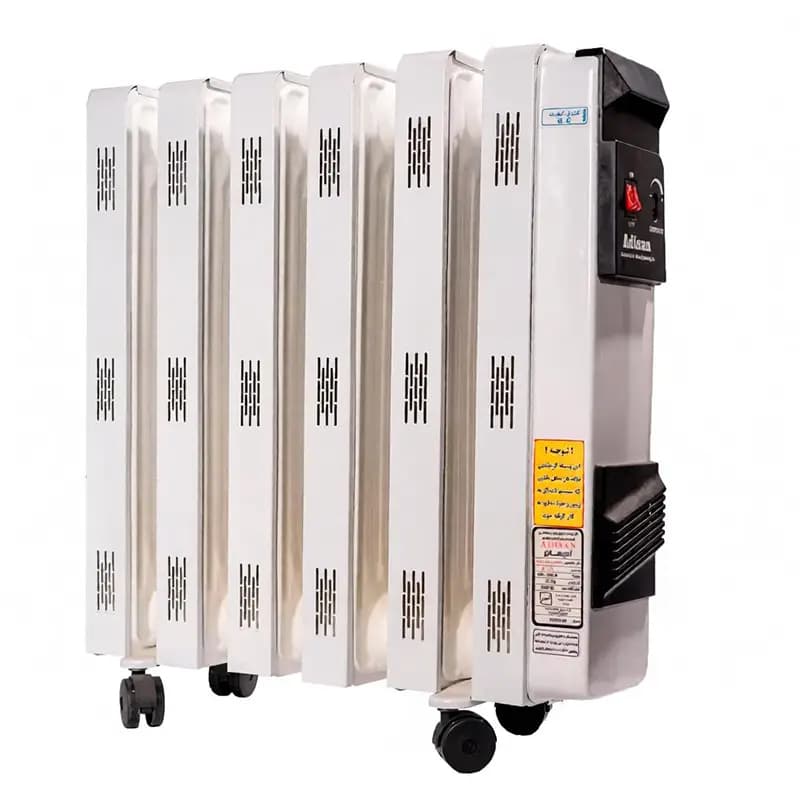 شوفاژ برقی آدیسان 14 پره ثابت کاور دار