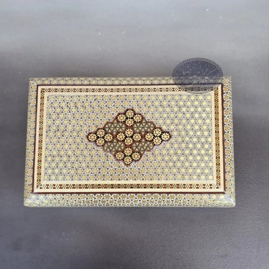 جعبه خاتم کاری کاظمی — تصویر ۷