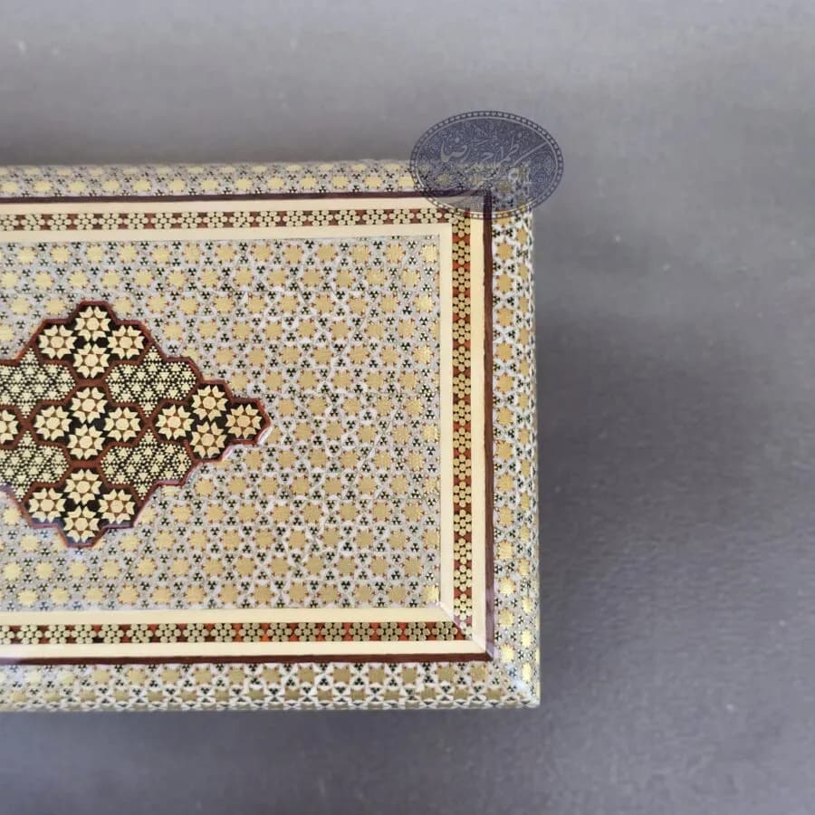 جعبه خاتم کاری کاظمی — تصویر ۶