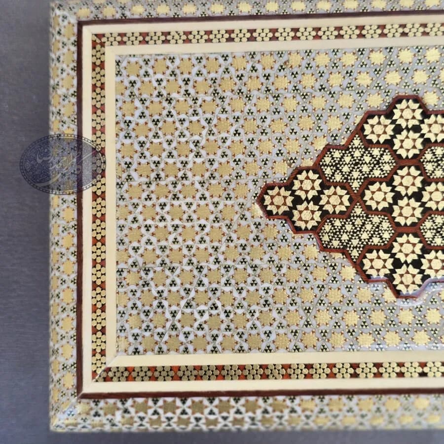 جعبه خاتم کاری کاظمی — تصویر ۸