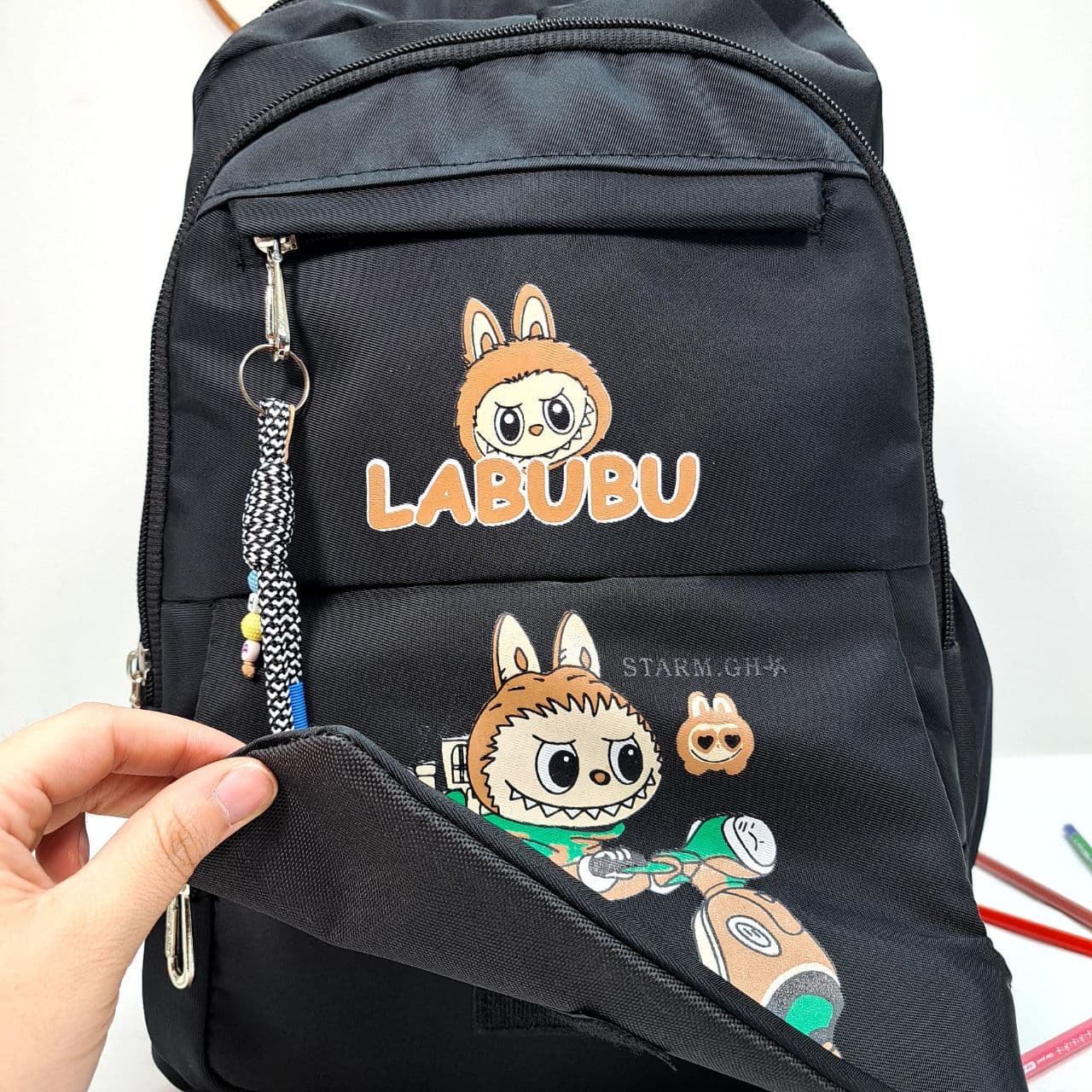 کوله پشتی مدرسه طرح LABUBU — تصویر ۷
