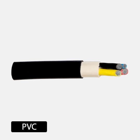 کابل آلومینیومی چهار در شانزده لوشان استاندارد 16*4 pvc — تصویر ۲