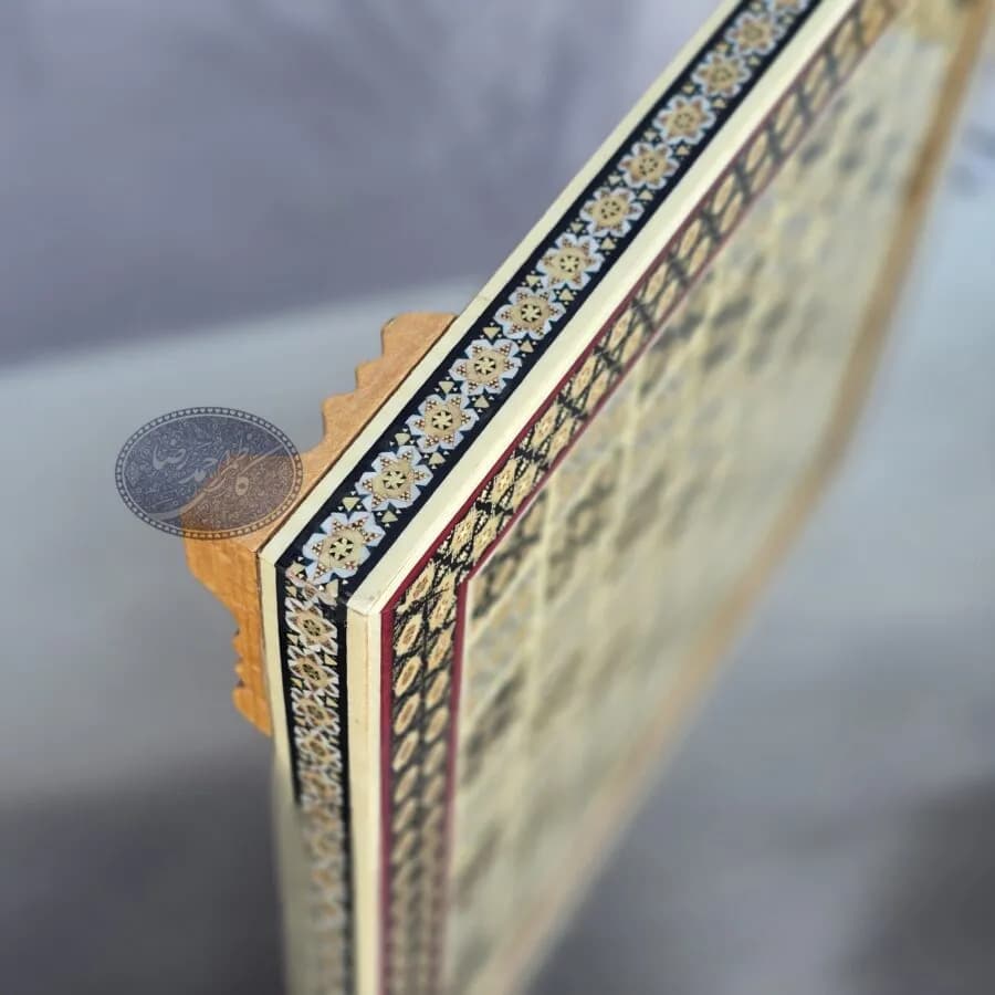 صفحه شطرنج چهارگوش تمام خاتم کاظمی — تصویر ۹