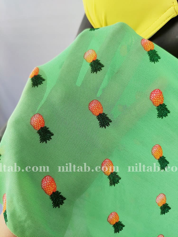 بیکینی دو تکه آناناسی وارداتی 5041 — تصویر ۶