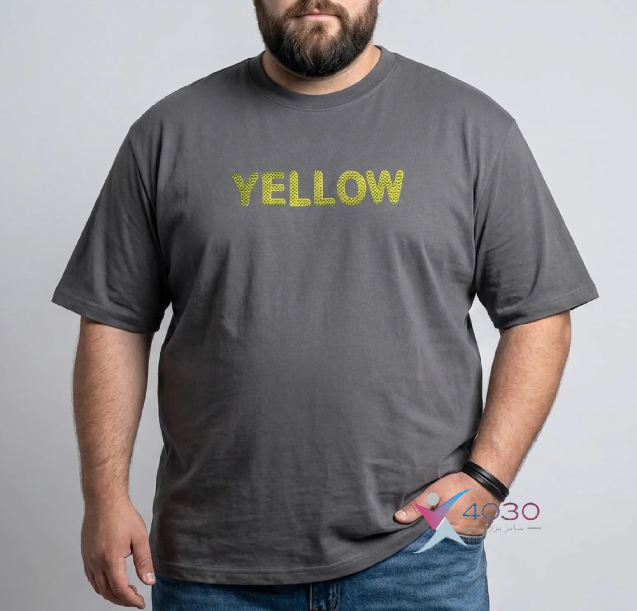 تیشرت Yellow سایز بزرگ مردانه ( 748 ) — تصویر ۱۰