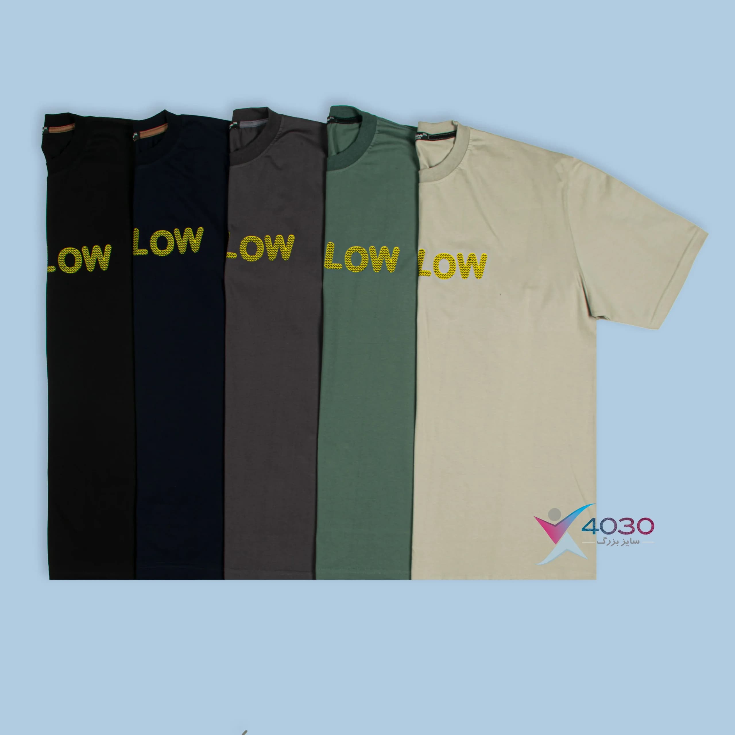 تیشرت Yellow سایز بزرگ مردانه ( 748 )