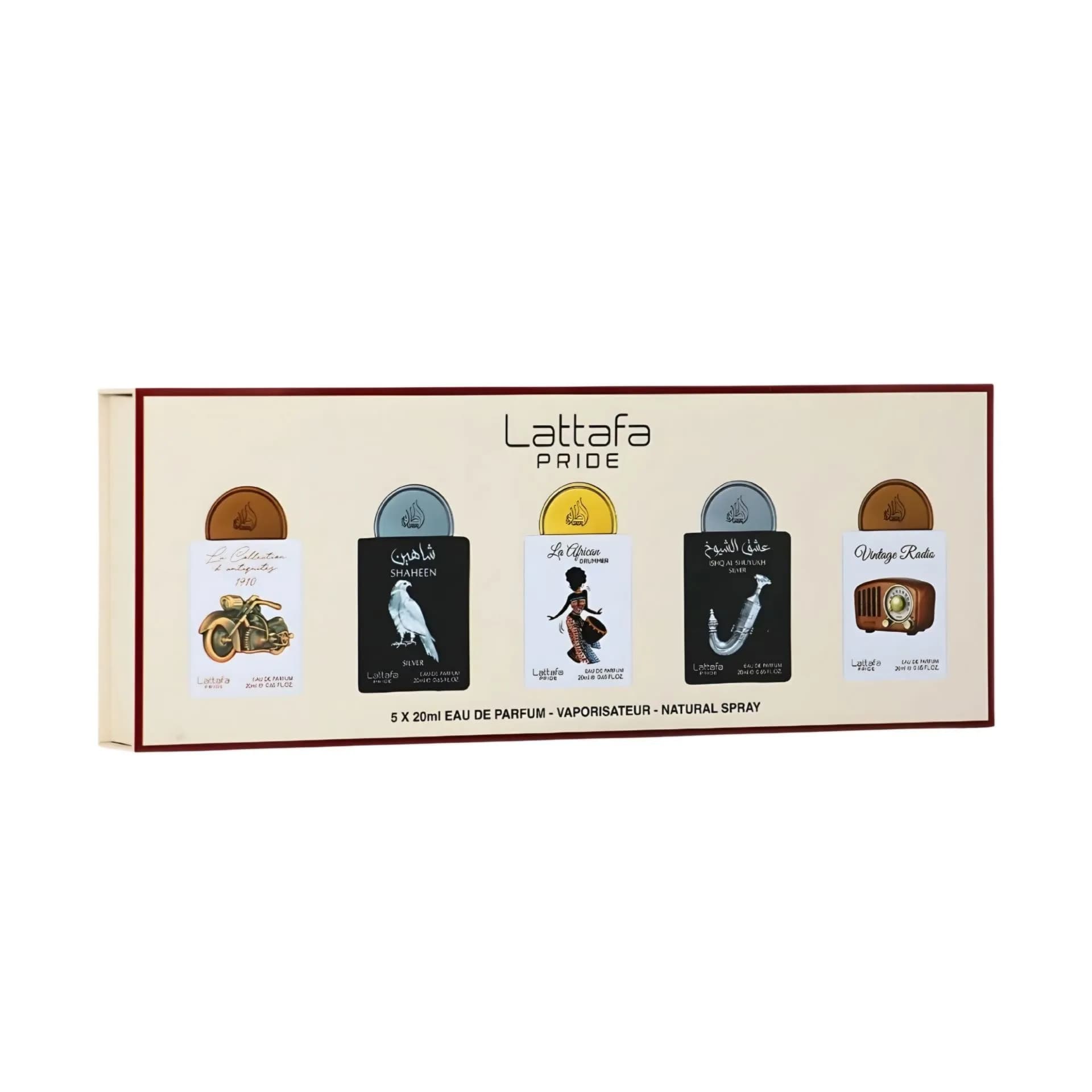 گیفت ست لطافه پراید شماره ۵ Lattafa Pride No.5 Miniature Gift Set | 5×20ml