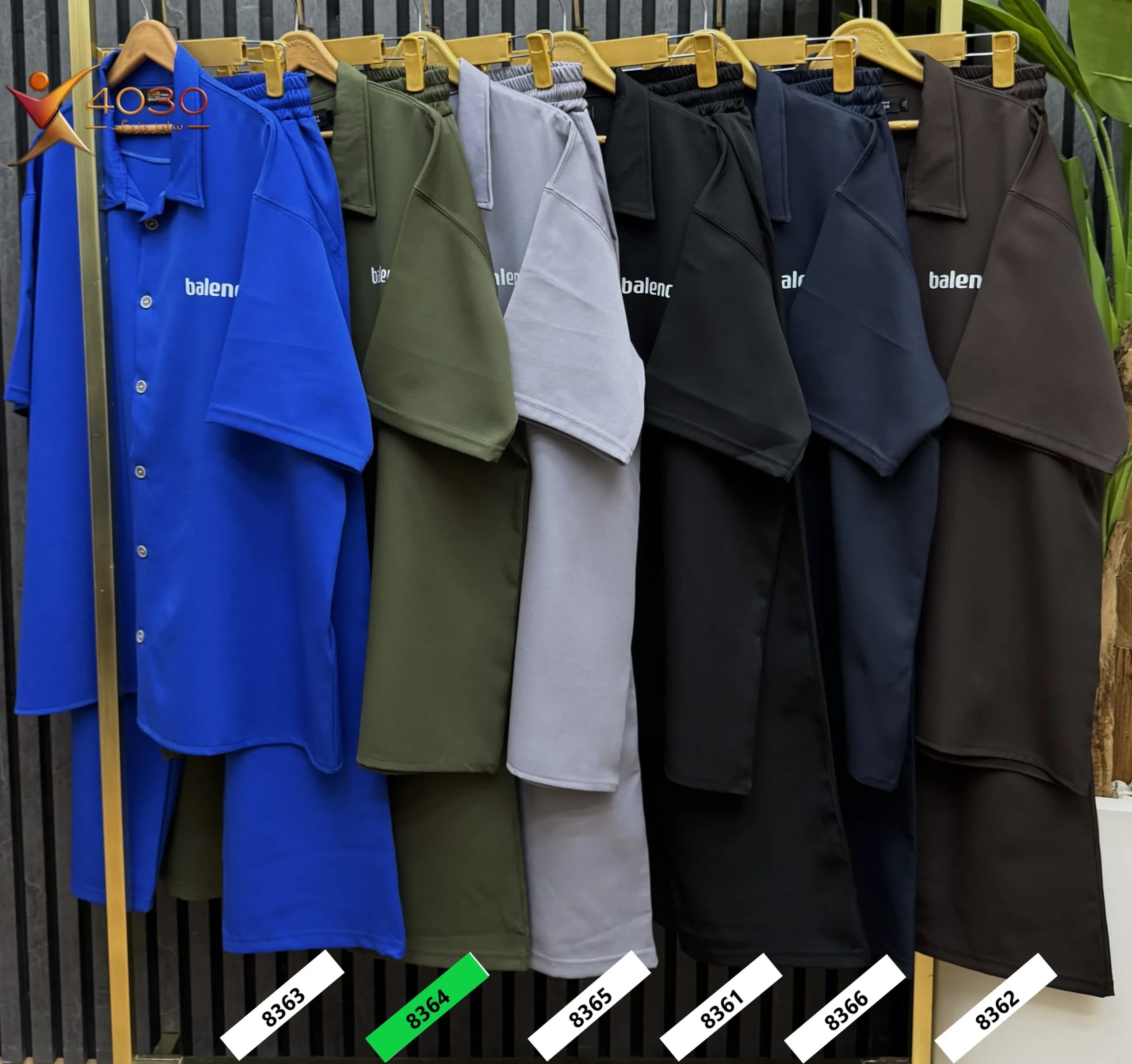 ست پیراهن و شلوار مازراتی BALENCIAGA4 سایز بزرگ مردانه ( 8364 ) — تصویر ۱۲