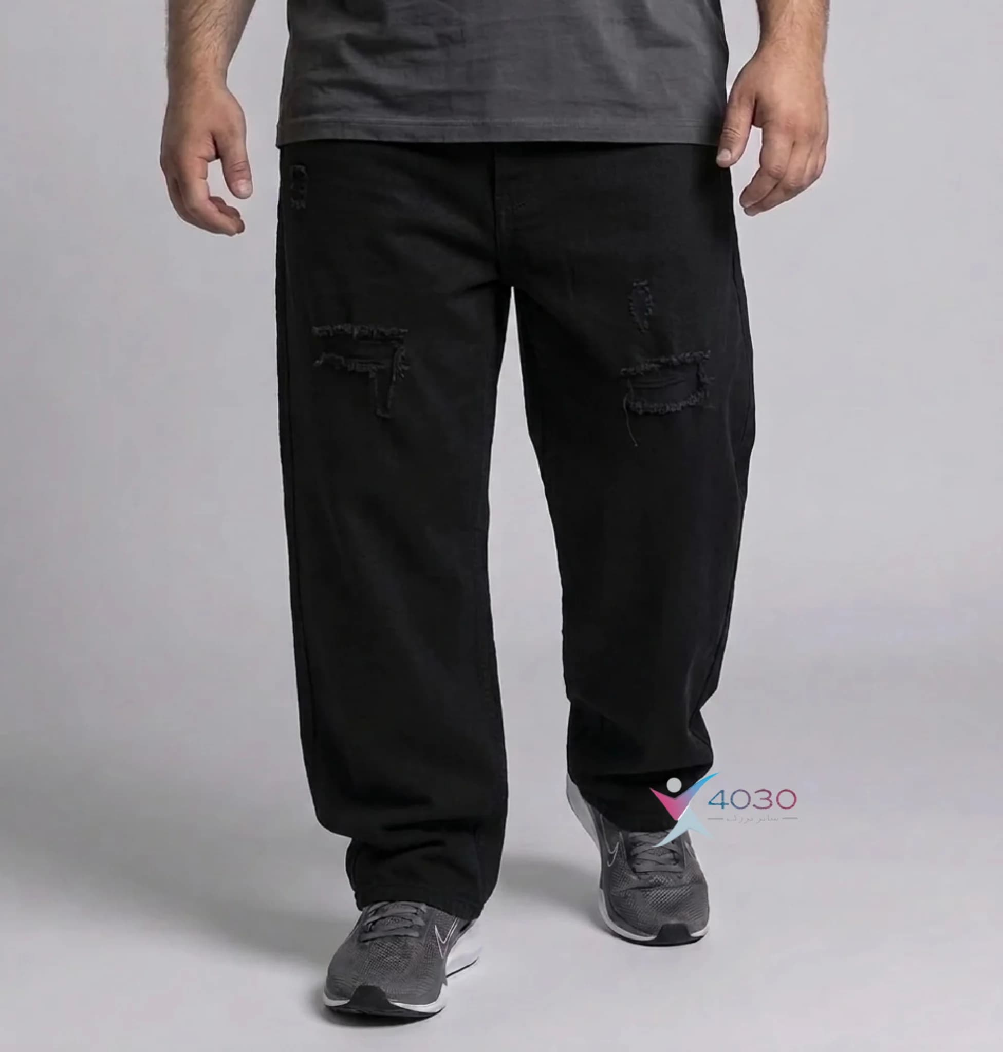 شلوار جین زاپدار بگ استایل BAGSTYLE سایز بزرگ مردانه ( 4553 ) — تصویر ۶