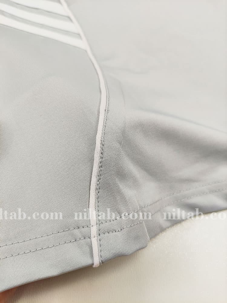 تیشرت اسپرت طوسی تک رنگ — تصویر ۳