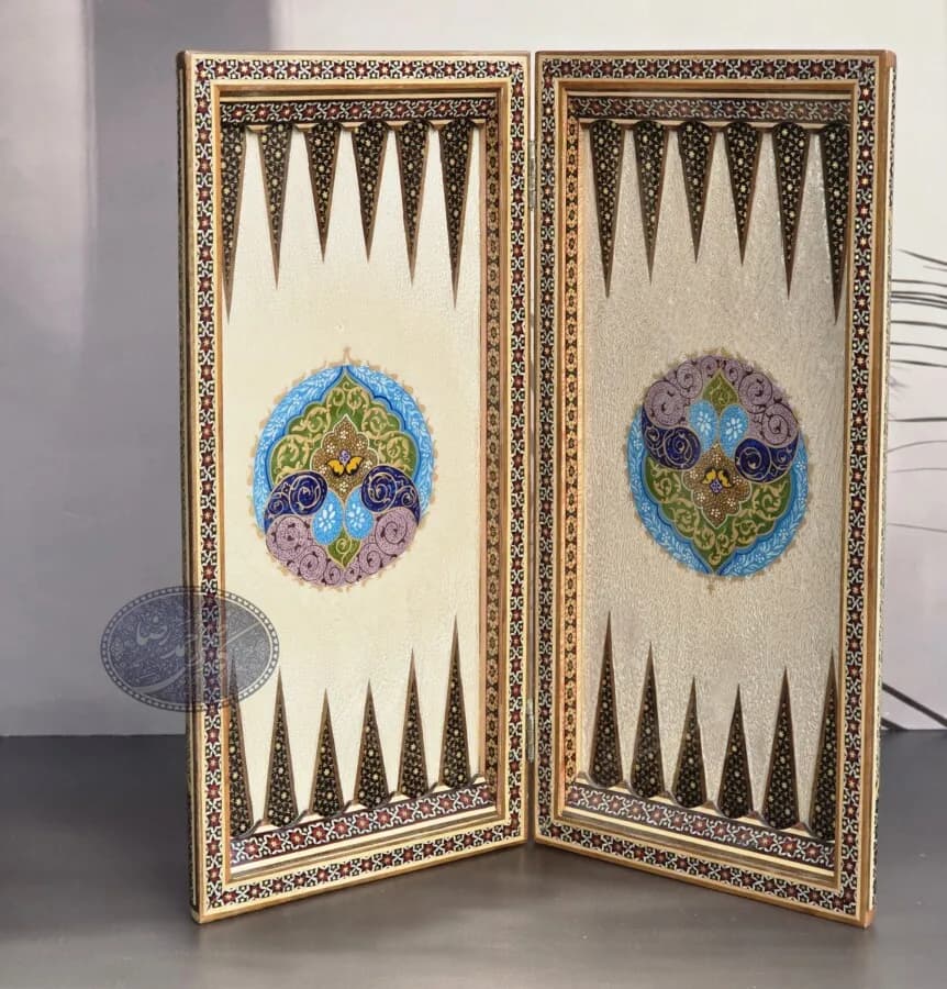 تخته نرد و شطرنج اسلیمی 50 کاظمی — تصویر ۴