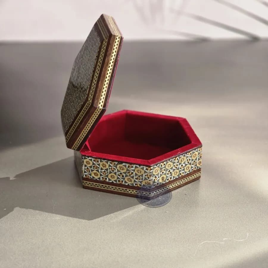 جعبه خاتم 6 گوش هندی کاظمی — تصویر ۶